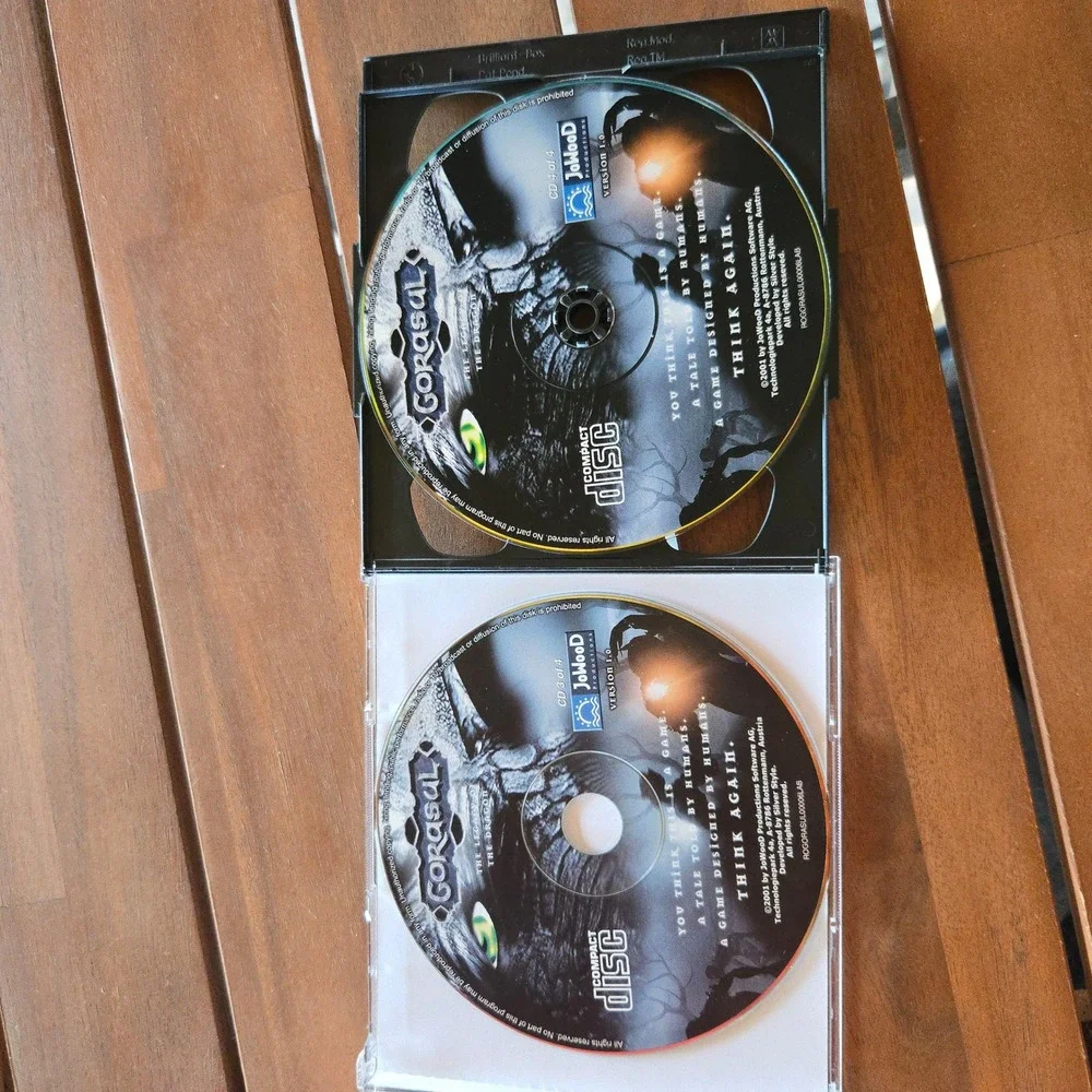 VTG JoWooD Gorasul The Legacy Of The Dragon PC Game Set Discs 3 & 4 RPG 2001 USA